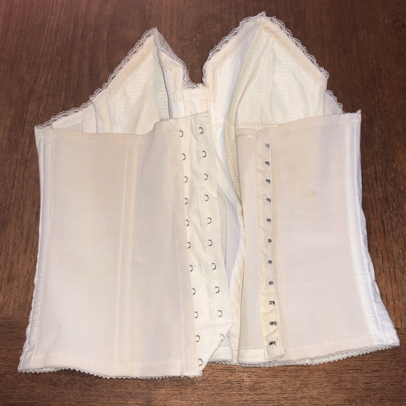 Vtg. 50’s Confidential by Formfit Longline White Strapless Bra/ - NOS 34C - Picture 12 of 14